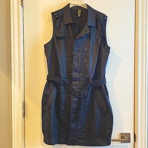 Gstar Raw black sleeveless dress